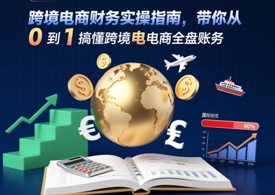 跨境电商财务实操指南，带你从0到1搞懂跨境电商全盘账务-网创项目总站