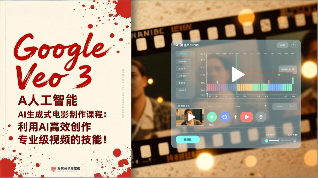 Google Veo 3人工智能AI生成式电影制作课程：利用AI高效创作专业级视频的技能！-网创项目总站