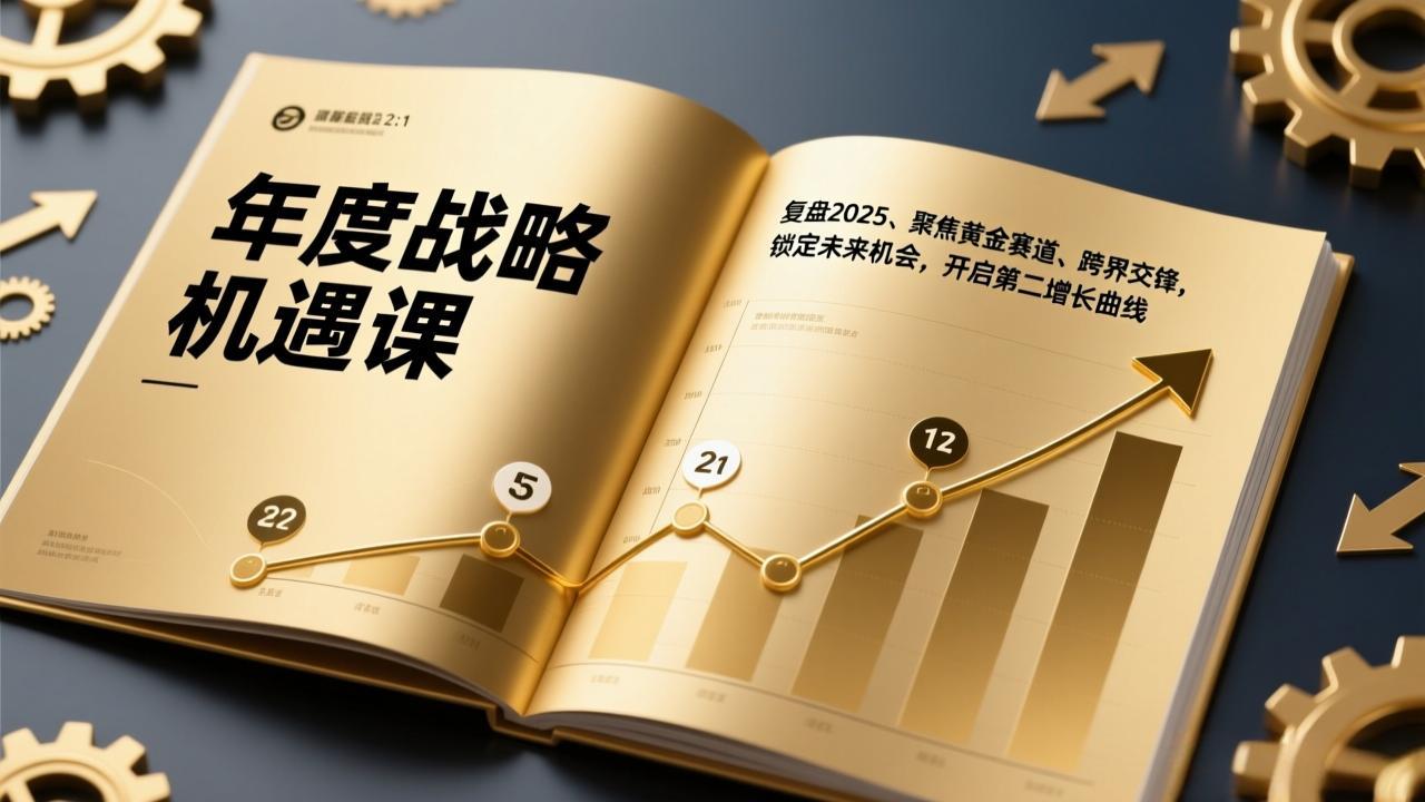 年度战略机遇课，复盘2025、聚焦黄金赛道、跨界交锋，锁定未来机会，开启第二增长曲线-网创项目总站