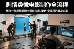 剧情类微电影制作全流程，教你一部剧情类微电影从沟通，策划到拍摄制作全流程的解决方案-网创项目总站