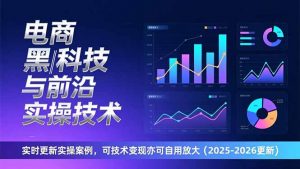 电商黑科技与前沿实操技术：实时更新实操案例，可技术变现亦可自用放大(2026更新-网创项目总站