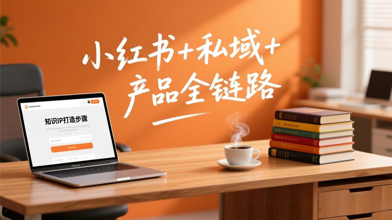 个人IP系统变现课2026，小红书+私域+产品全链路，手把手教你打造年入百万的知识IP-网创项目总站