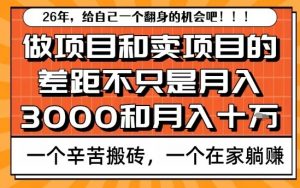 为什么卖项目能轻松月入10个W，而做项目却真正賺不到什么钱？原因竟然是这个！【揭秘】-网创项目总站