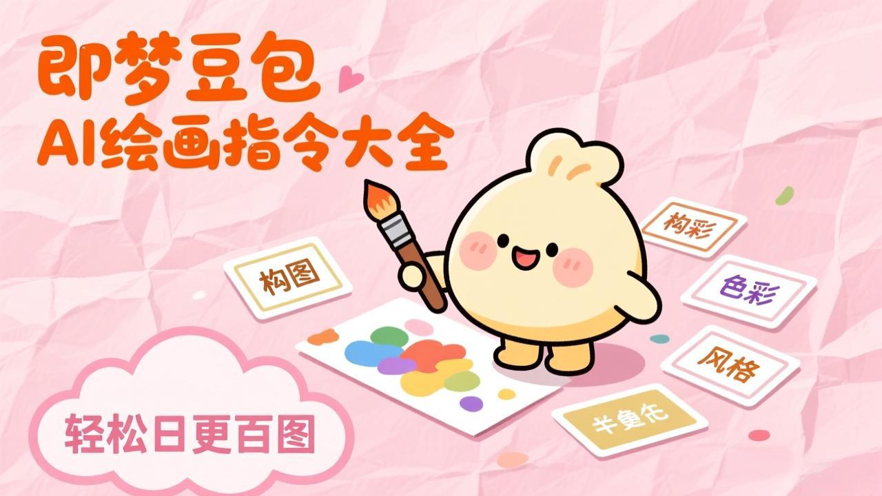 即梦豆包AI绘画指令大全：海量关键词库一键复制，出图效率提升10倍，轻松日更百图-网创项目总站