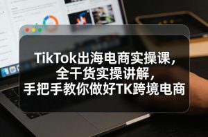 TikTok出海电商实操课，全干货实操讲解，手把手教你做好TK跨境电商-网创项目总站