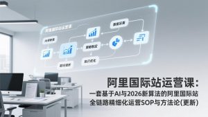 阿里国际站运营课：一套基于AI与2026新算法的阿里国际站全链路精细化运营SOP与方法论(更新-网创项目总站