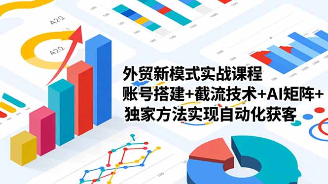 外贸新模式实战课程-更新2月，账号搭建+截流技术+AI矩阵+独家方法实现自动化获客-网创项目总站