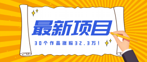 30 条作品涨粉 32 万！零成本复刻高认知心理学视频，普通人也能做的爆款玩法-网创项目总站