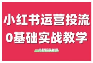 小红书运营投流，小红书广告投放从0到1的实战课，学完即可开始投放(更新26年)-网创项目总站
