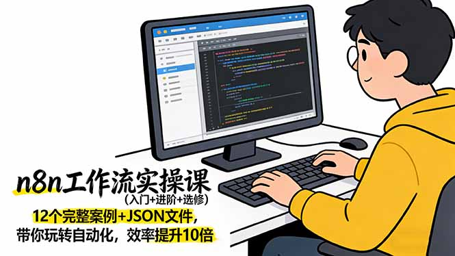 n8n工作流实操课(入门+进阶+选修-网创项目总站