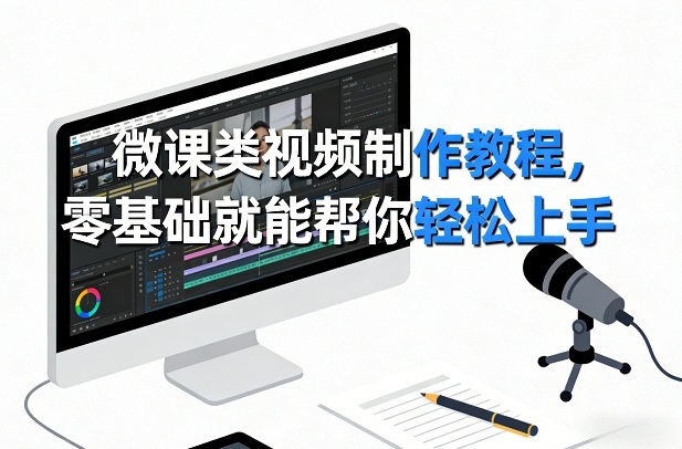 微课类视频制作教程，零基础就能帮你轻松上手-网创项目总站