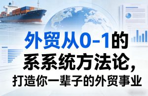 外贸从0-1的系统方法论，打造你一辈子的外贸事业-网创项目总站
