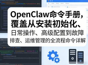 OpenClaw命令手册，覆盖从安装初始化、日常操作、高级配置到故障排查、运维管理的全流程命令详解-网创项目总站