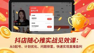 抖店随心推实战见效课(更新-网创项目总站