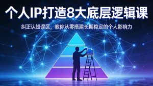 付费文章：个人IP打造8大底层逻辑课：纠正认知误区，教你从零搭建长期稳定的个人影响力-网创项目总站