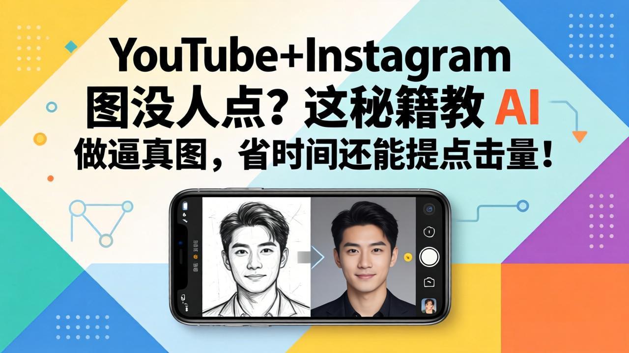 YouTube+Instagram图没人点？这秘籍教 AI 做逼真图，省时间还能提点击量-网创项目总站