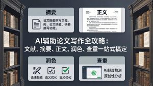 AI辅助论文写作全攻略：文献、摘要、正文、润色、查重一站式搞定-网创项目总站