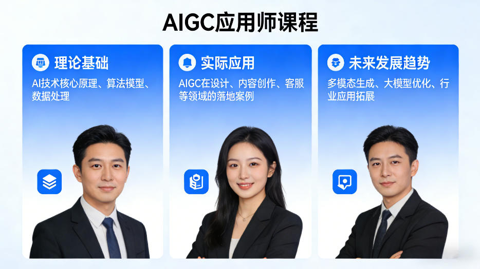 AIGC应用师课程，覆盖了AI技术的理论基础、实际应用、以及未来发展趋势(更新)-网创项目总站