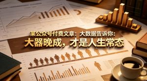 某公众号付费文章：大数据告诉你：大器晚成，才是人生常态-网创项目总站