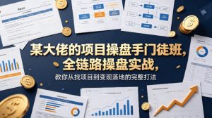 某大佬的项目操盘手门徒班，全链路操盘实战，教你从找项目到变现落地的完整打法-网创项目总站