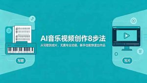 AI音乐视频创作8步法：从写歌到成片，无需专业功底，新手也能快速出作品-网创项目总站