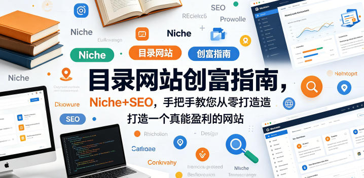 目录网站创富指南，Niche+SEO，手把手教您从零打造打造一个真能盈利的网站【原创双语字幕】-网创项目总站