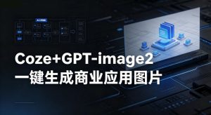 【Coze工作流搭建实操教程】coze+GPT-image2一键生成商业应用图片，全流程保姆级教学-网创项目总站