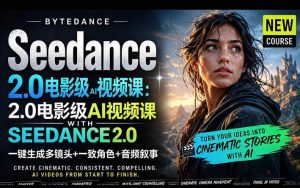 字节跳动的Seedance 2.0 AI电影视频生成制作教程，一键生成多镜头+一致角色+音频叙事-中英字幕-网创项目总站