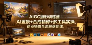 AIGC摄影训练营｜AI置景+合成精修+多工具实操，商业摄影全流程落地课-网创项目总站