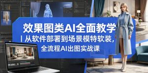 效果图类AI全面教学｜从软件部署到场景模特软装，全流程AI出图实战课-网创项目总站