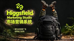 告别高成本广告！Higgsfield Marketing Studio市场营销系统详解｜一键生成创意广告，省去1W成本-网创项目总站