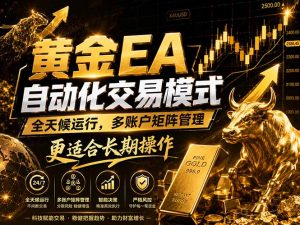 黄金EA量化：多窗口矩阵稳定运行，系统自动执行，收益空间持续放大-网创项目总站
