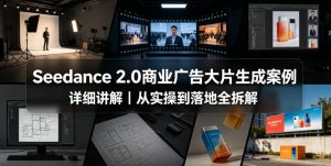 Seedance 2.0商业广告大片生成案例详细讲解|从实操到落地全拆解-网创项目总站
