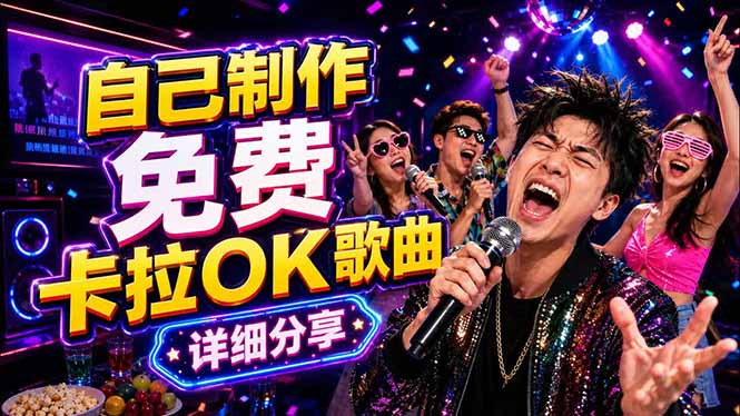 免费卡拉OK歌曲制作全攻略：音轨分离字幕制作，零基础快速做出专业K歌视频-网创项目总站