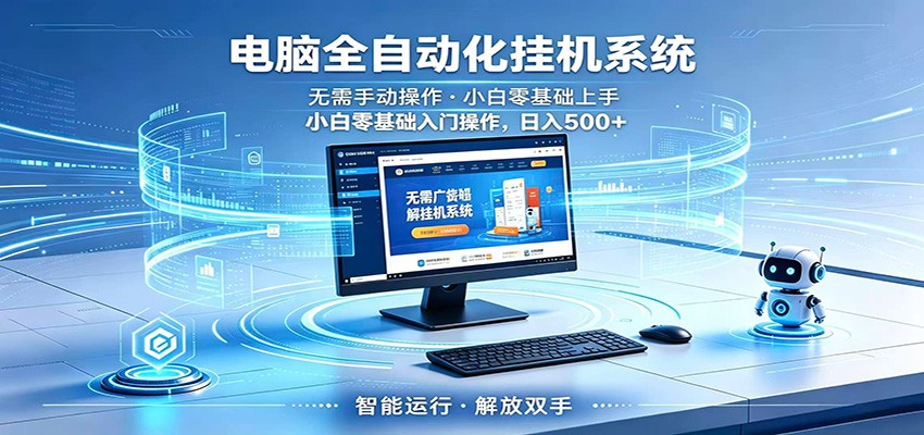 智能广告挂机无需值守，小白上手轻松实现每日增收-网创项目总站