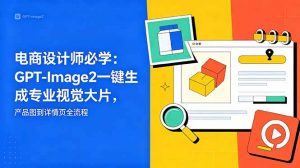 电商设计师必学-更新：GPT-Image2一键生成专业视觉大片，产品图到详情页全流程-网创项目总站