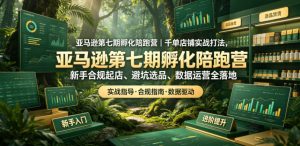 亚马逊第七期孵化陪跑营|千单店铺实战打法,新手合规起店、避坑选品、数据运营全落地-网创项目总站