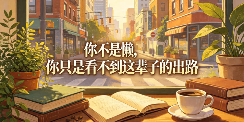 付费文章：你不是懒，你只是看不到这辈子的出路-网创项目总站