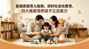 付费文章：普通家庭育儿指南，抓好社会化教育，四大维度培养孩子立足能力-网创项目总站