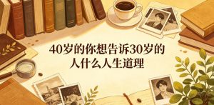 公众号付费文章：40岁的你想告诉30岁的人什么人生道理？-网创项目总站