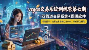 【海外美金AI搬砖】Vegas交易技术+聪明软件， 黄金期货日赚50-1000U， 长期稳定，小白轻松上手-网创项目总站