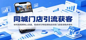 同城门店引流获客：依托短视频线上流量，低成本引导客源到店实现门店客流稳步增长-网创项目总站