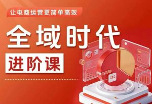 全域时代进阶课，更简单高效的全域投放实操，让电商运营更简单高效(更新)-网创项目总站