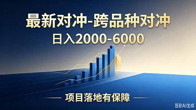 跨品种对冲震撼首发！日收益2000-6000+，项目绿色长久，安全稳健，合规靠谱，可批量放大-网创项目总站