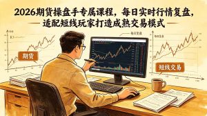 2026期货操盘手专属课程-更新6月，每日实时行情复盘，适配短线玩家打造成熟交易模式-网创项目总站