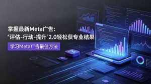 掌握最新的Meta广告，通过“评估-行动-提升”2.0版本轻松获得专业级结果。学习目前学习Meta广告的最佳方法-网创项目总站