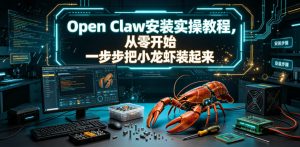 Open Claw安装实操教程，从零开始一步步一步步把小龙虾装起来-网创项目总站