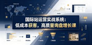国际站运营实战系统：低成本获客，高质量询盘增长课(更新26年)-网创项目总站