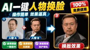 纯离线本地运行！AI一键人物lian部替换软件，支持图片换lian，效果逼真，最便捷换lian工具FaceSwap-网创项目总站