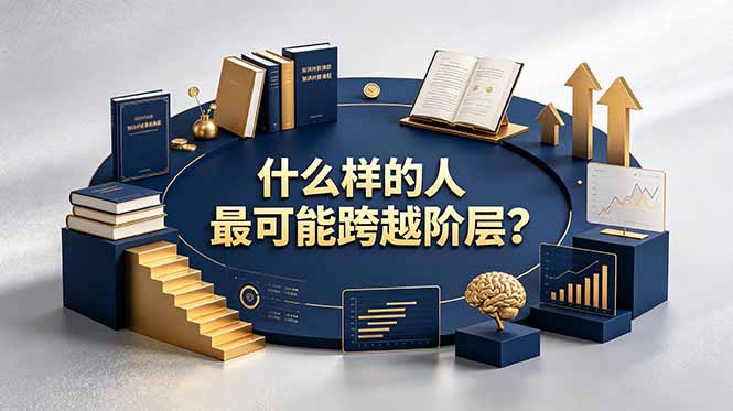 付费文章：什么样的人最可能跨越阶层？具备这五种特质，普通人也能顺利跨越阶层-网创项目总站